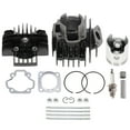 thumbnail image 1 of CCIYU Engine Cylinder Piston Gasket Kit Compatible for Yamaha PW50 60cc 81 82 83 84 -2009 Piston Rings, 1 of 5