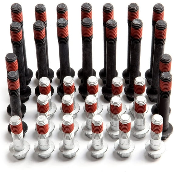CCIYU Engine Head Bolts Set fit for GMC K3500 2-Door 5.7L Sierra SLE Fits select: 1997-1999 CHEVROLET TAHOE K1500, 1996-1999 CHEVROLET GMT-400 K1500