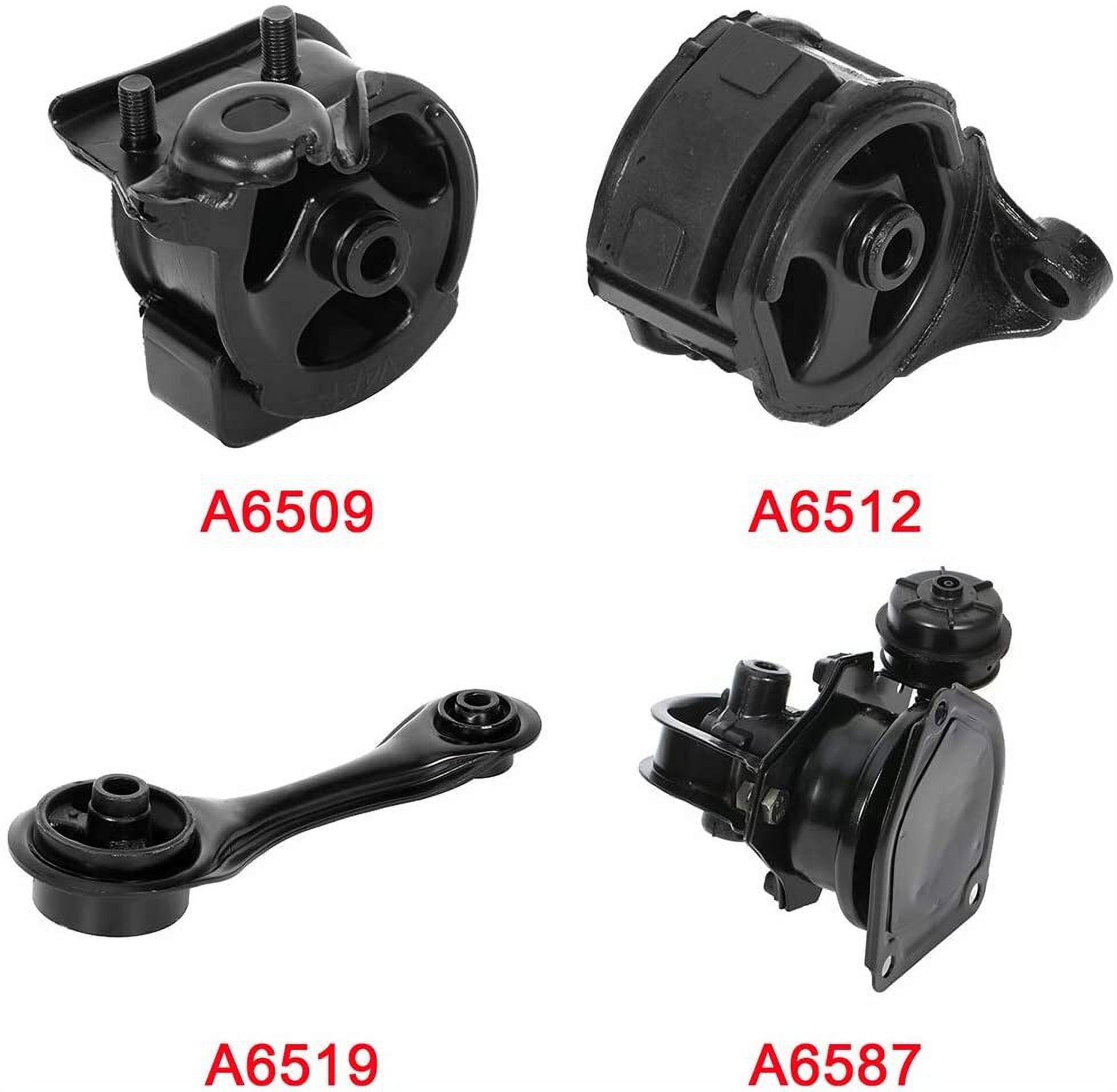CCIYU Engine Motor Trans Mounts A6512 A6587 A6519 A6509 Set of 4 fit for Honda for Accord 1990 1991 1992 1993 2.2L