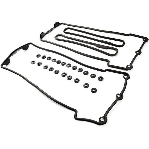 CCIYU Engine Valve Cover Gasket Set fit for BMW 740iL 4-Door 4.4L Base Fits select: 1995,1997-1998 BMW 540 I
