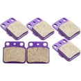 thumbnail image 1 of CCIYU Front Front and Rear Carbon Fiber Brake Pads Motorcycle Replacement Brake Pads Fit For 04 05 06 07 08 Arctic Cat, 04 05 06 for Kawasaki KFX400, 04 05 06 07 08 09 12 for Suzuki Quadsport, 1 of 5