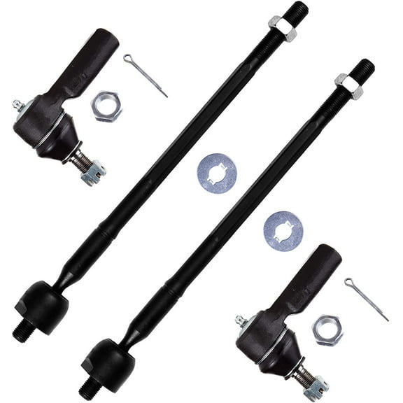 CCIYU Front Inner Outer Tie Rod End Links fit for 1999-2003 for Lexus RX300 All Models 4pcs Suspension Kit