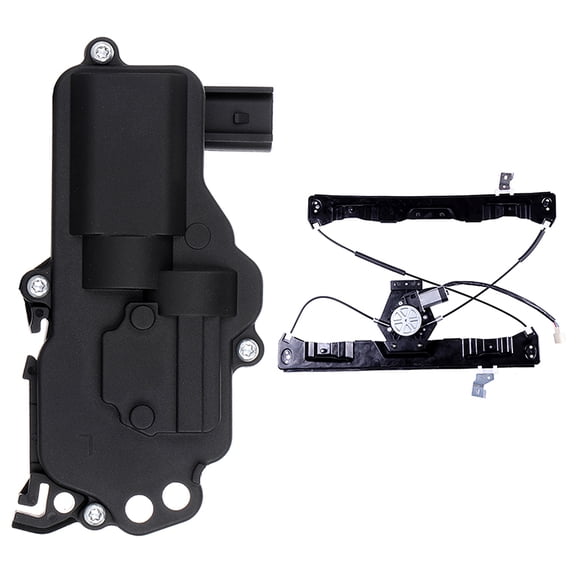 CCIYU Front Left Door Lock Actuators Door Latch Power Window Regulator Replacement Fits for 2002-2008 for Ford Explorer 2007-2008 for Ford Explorer Sport Trac 746-163 741-813 2PCS