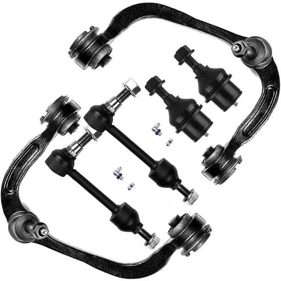 CCIYU Front Left Right Upper Control Arm and Ball Joint Stabilizer/Sway Bar End Link Lower Ball Joint fit for 2005 for Ford for F-150 Fits 4x4 6pcs Suspension Kit
