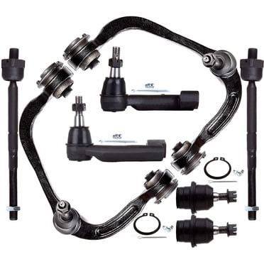 Detroit Axle 8-Piece Front Suspension Kit For 2002-2003 Explorer 4.6L – Control Arms, Ball Joints, Tie Rods