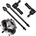 thumbnail image 1 of CCIYU Front Outer Inner Tie Rod End Wheel Hub Bearing fit for 2006-2008 for Dodge Ram 1500 5pcs Suspension Kit, 1 of 3