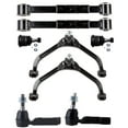 thumbnail image 1 of CCIYU Front Outer Tie Rod End Driver Passenger Front Lower Ball Joint Front Upper Control Arm And Ball Joint Rear Lower Control Arm Compatible fit for 2005-2007 For Jeep Liberty 8pcs Suspension Kit, 1 of 5