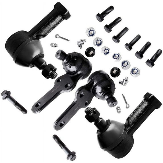 CCIYU Front Outer Tie Rod End Link Suspension Lower Ball Joint fit for 2006-2007 for Ford FOCUS All Models 4pcs Suspension Kit