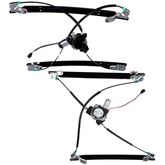 CCIYU Front Power Window Lift Regulator with Motor Assembly Replacement fit for 2000-2005 For Buick LeSabre