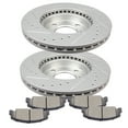 thumbnail image 1 of CCIYU Front Premium Brake Rotors + Ceramic Brake Pads fit for 1990-2000 for Honda Civic, 1993-1997 for Honda Civic del Sol, 1990-1991 for Honda CRX, 1 of 5