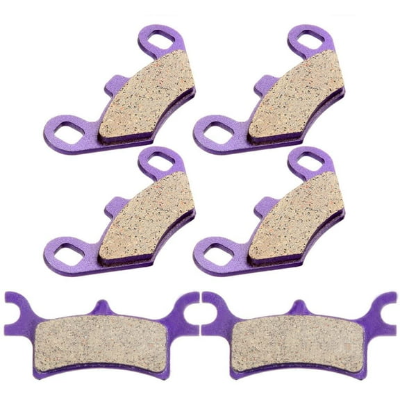 CCIYU Front and Rear Carbon Fiber Brake Pads Motorcycle Motorbike Replacement Brake Pads Fit For 2002 2003 2004 2005 2006 2007 2008 2009 2010 2011 Polaris