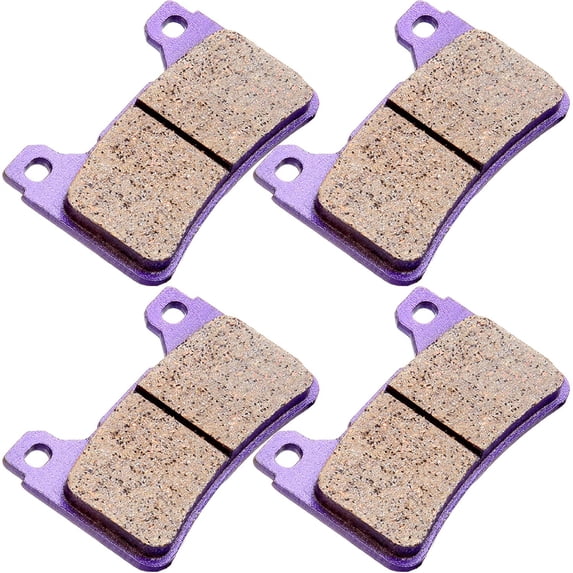 CCIYU Front Rear Carbon Fiber Brake Pads Motorcycle Motorbike Replacement Brake Pads Fit For 2006 2007 2008 2009 2010 2011 for Honda CBR1000RR, 2007 2008 2009 2010 2011 for Honda CBR600RR