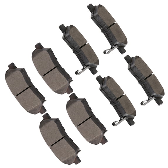 CCIYU Front Rear Ceramic Brake Pads Kits 8pcs fit for 2011-2016 for Hyundai Elantra,2013 for Hyundai Elantra Coupe,2013-2017 for Hyundai Elantra GT