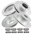 thumbnail image 1 of CCIYU Front Rear Drilled Slotted Brake Rotors + Ceramic Pads fit for 2013-2017 for Lexus ES300h, 2007-2012 for Lexus ES350, 2008-2014 for Toyota Avalon, 2007-2011 for Toyota Camry, 1 of 5