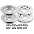 thumbnail image 1 of CCIYU Front Rear Drilled Slotted Brake Rotors + Ceramic Pads fit for 2005-2010 for Honda Odyssey, 1 of 5