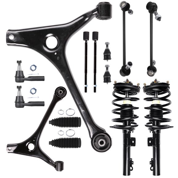CCIYU Front Strut Spring Assembly Control Arm and Ball Joint Assembly 1998-2005 for Mercury Sable GS Sedan 4-Door/2000-2004 for Mercury Sable GS Wagon 4-Door Complete Suspension Kit Fits K80412