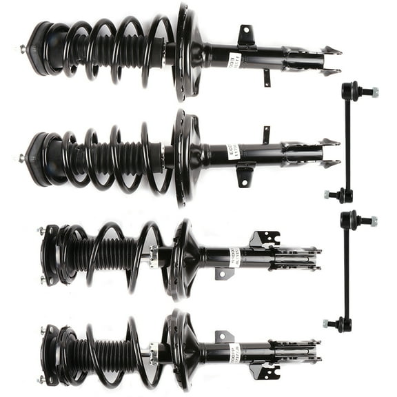 CCIYU Front Strut Spring Assembly Control Arm and Ball Joint Assembly 2004-2006 for Lexus RX330/2007 for Lexus RX350/2006-2007 for Lexus RX400h Highlander Complete Suspension Kit Fits K90344