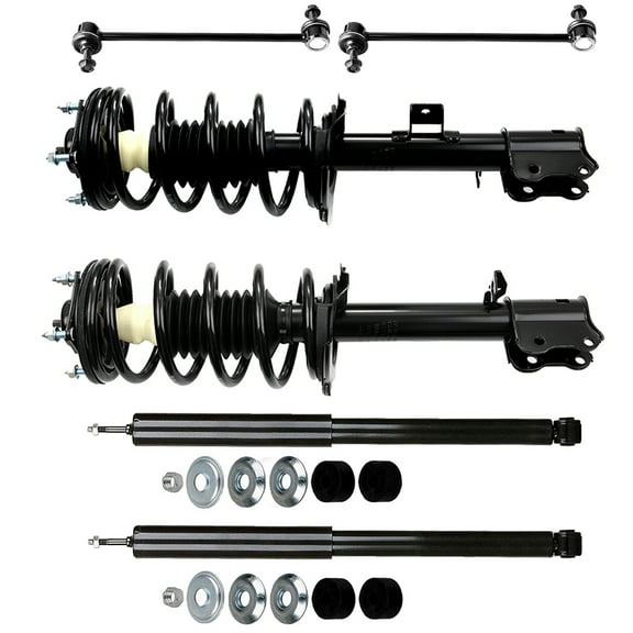 CCIYU Front Strut Spring Assembly Control Arm and Ball Joint Assembly 2008-2012 for Ford Escape/2008-2011 for Mazda Tribute/2008-2011 for Mercury Mariner Complete Suspension Kit Fits K80296
