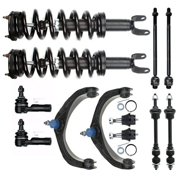CCIYU Front Strut Spring Assembly Control Arm and Ball Joint Assembly 2009-2010 for Dodge Ram 1500/2011-2012 for Ram 1500 Complete Suspension Kit Fits K7411, K620175, K620174, K80894