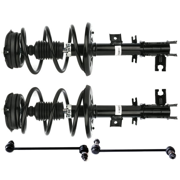 CCIYU Front Strut Spring Assembly Control Arm and Ball Joint Assembly 2009-2014 for Nissan Murano SL Sport Utility 4-Door Complete Suspension Kit Fits replace for K750095, 172607, K750094