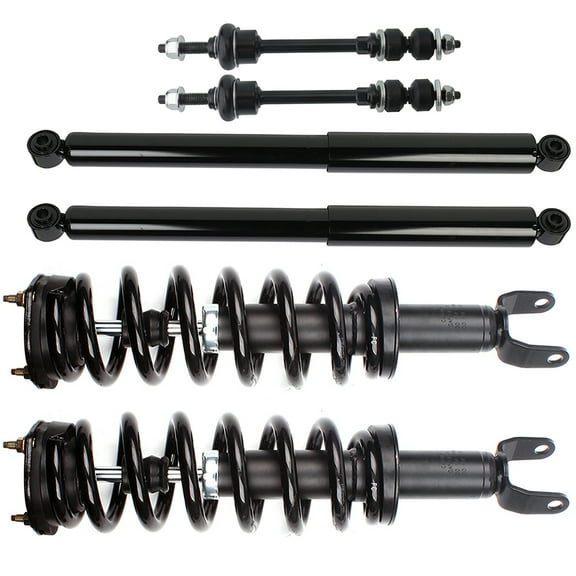 CCIYU Front Strut Spring Assembly Control Arm and Ball Joint Assembly 2011-2018 for Ram 1500 Tradesman Standard Cab Pickup 2-Door Complete Suspension Kit Fits K80894, 172292, 344385