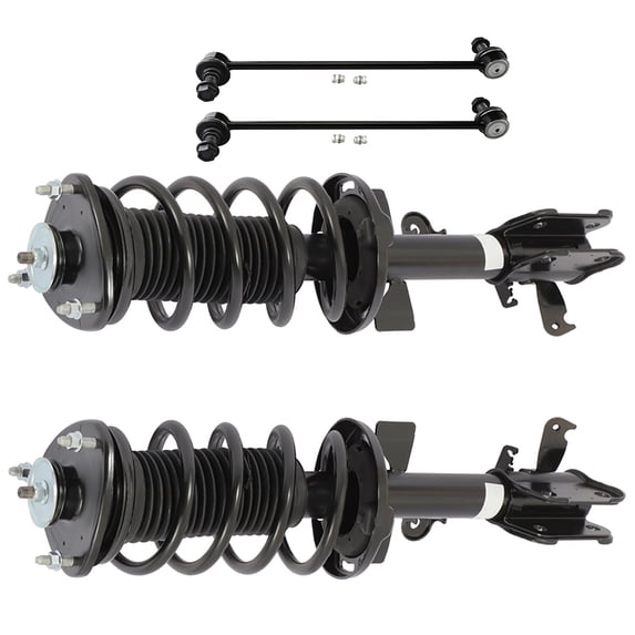 CCIYU Front Strut Spring Assembly Control Arm and Ball Joint Assembly 2013-2017 for Honda Odyssey Touring Elite Mini Passenger Van 4-Door Complete Suspension Kit Fits replace for 11907, K750304