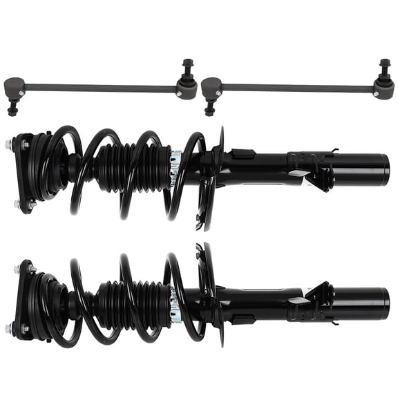 CCIYU Front Strut Spring Assembly Control Arm and Ball Joint Assembly 2013-2018 for Ford Focus Titanium Sedan 4-Door Complete Suspension Kit Fits replace for K750554, 172908