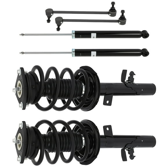 CCIYU Front Strut Spring Assembly Control Arm and Ball Joint Assembly 2013 for Ford Escape SEL Sport Utility 4-Door Complete Suspension Kit Fits replace for 172619, 553392, K750554