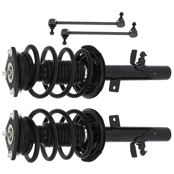 CCIYU Front Strut Spring Assembly Control Arm and Ball Joint Assembly 2013 for Ford Escape Titanium Sport Utility 4-Door Complete Suspension Kit Fits replace for 172619, K750554