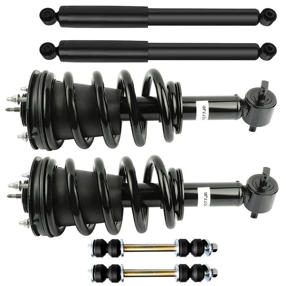 CCIYU Front Strut Spring Assembly Control Arm and Ball Joint Assembly 2014-2018 for Chevrolet Silverado 1500/2014-2018 for GMC Sierra 1500 Complete Suspension Kit Fits K700432