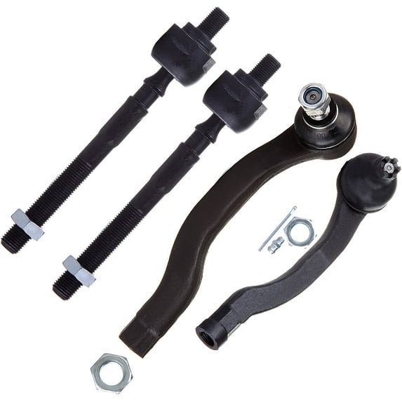 CCIYU Front Suspension Inner Outer Tie Rod Ends fit for 1996 97 98 99 00 for Honda Civic 4Pcs Suspension Kit