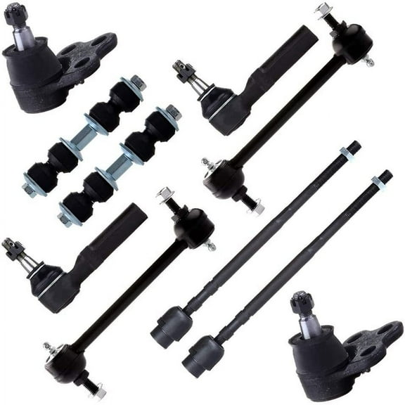 CCIYU Front Sway Bar End Links Inner Outer Tie Rod Ends Lower Ball Joints Rear Sway Bar End Links Compatible fit for Buick Allure 97-05 for Buick Century 05-09 for Buick LaCrosse 10pcs Suspension Kit