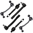 thumbnail image 1 of CCIYU Front Sway Bar End Links Inner Tie Rod Ends Outer Tie Rod Ends Compatible fit for 2007-2011 for Hyundai Azera 2009-2010 for Hyundai Sonata 6pcs Suspension Kit, 1 of 3
