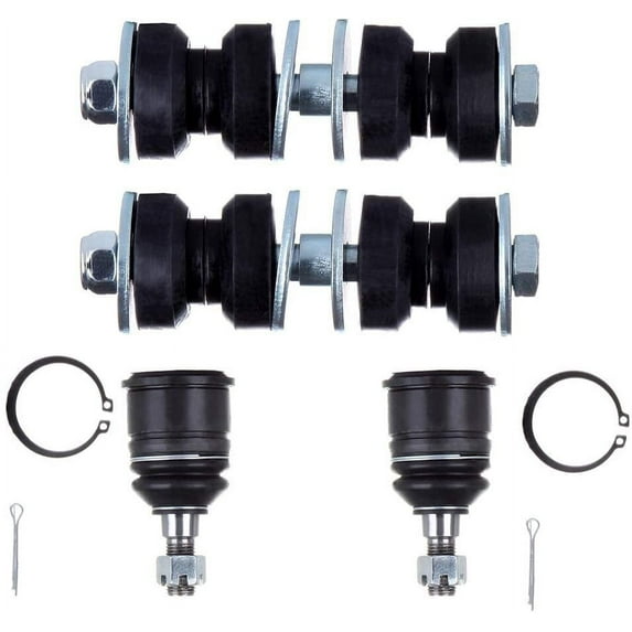CCIYU Front Sway Bar End Links Lower Ball Joints Compatible fit for Honda Civic 1988 1989 1990 1991 for Honda CRX 4pcs Suspension Kit