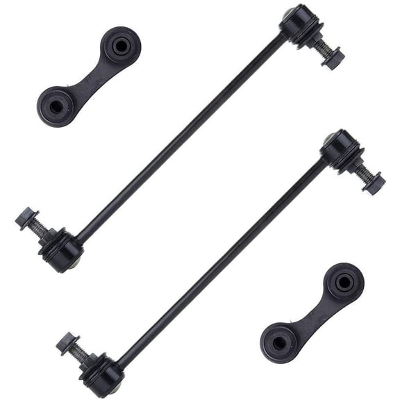CCIYU Front Sway Bar End Links - Naturally Aspirated - 11.8 Inch Center To Center Rear Sway Bar End Links Compatible fit for 2004-2012 for Chevrolet for Malibu 4pcs Suspension Kit