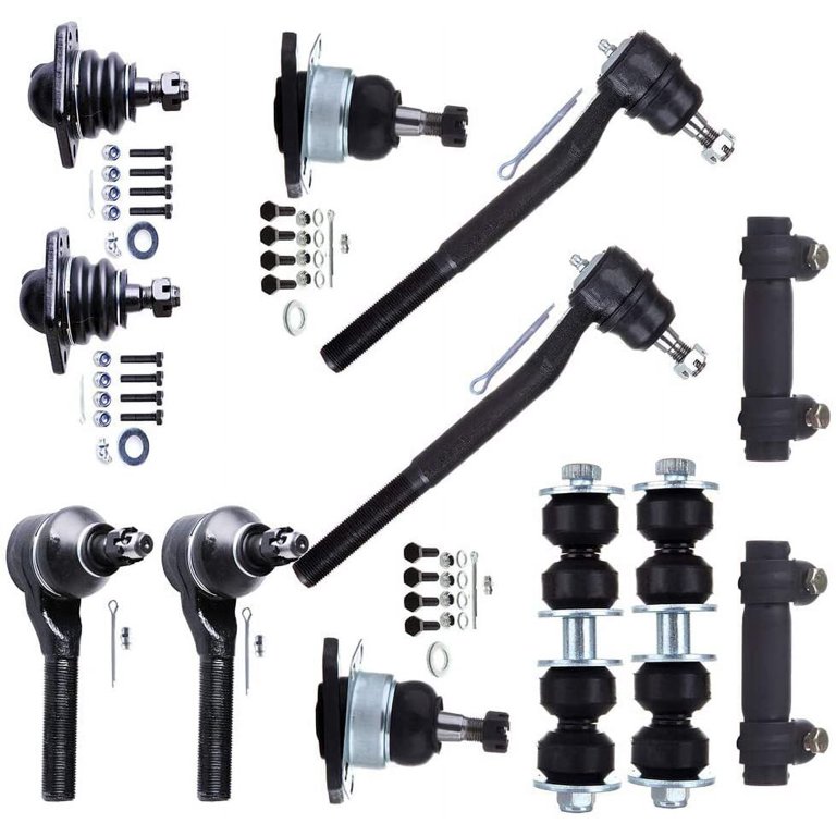 CCIYU Front Sway Bar End Links Tie Rod Ends Ball Joints Adjusting Sleeve  Compatible fit for 99-05 for Chevy Blazer 99-04 for Chevy S10 99-01 for GMC 