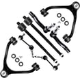 thumbnail image 1 of CCIYU Front Upper Control Arm Ball Joint Assembly Sway Bar End Link Tie Rod End fit for 2003-2011 for Ford Crown Victoria for Mercury Grand Marquis for Lincoln Town Car Maurader 8pcs Suspension Kit, 1 of 3