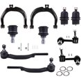 thumbnail image 2 of 8pc Front End Suspension Kit For Chevy Trailblazer & Isuzu 04-07 - Upper Arms, Tie Rods 2 of 6