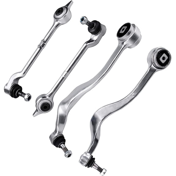 CCIYU Front Upper Control Arms and Ball Joint Lower Forward Control Strut Arm and Ball Joint fit for 1997-2003 for Bmw 525i 528i 530i 4pcs Suspension Kit