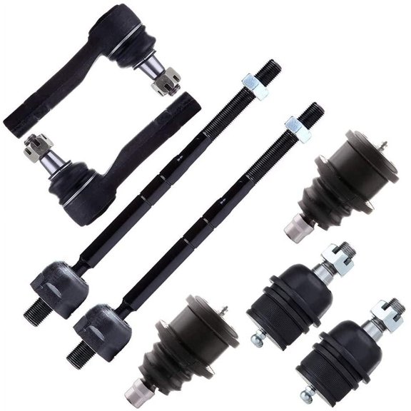CCIYU Front Upper Lower Ball Joints Outer Inner Tie Rod Ends fit for ord Explorer Ranger for Mazda B2500 4000 for Mercury Mountaineer 10pcs Suspension Kit Fits select: 2011 FORD RANGER SUPER CAB