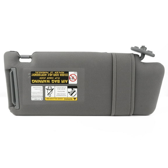 CCIYU Gray Sun Visor Left Driver Side fit for 2005 2006 2007 2008 2009 2010 2011 for Toyota Tacoma Sun Visor Assembly without Sunroof