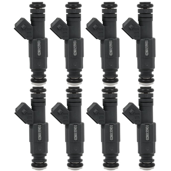 CCIYU Injector 8Pcs Fuel Injector Suitable With 2004-2005 for Cadillac for CTS,1998 2001-2002 for Chevrolet for Camaro,1997-1998 2001-2004 for Chevrolet for Corvette FJ647 OEM Part 4 Holes