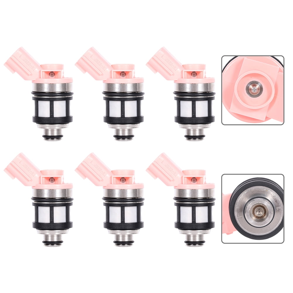 cciYu Fuel Injector Set, 1 Hole, 6 Pcs, Fits 1999-2004