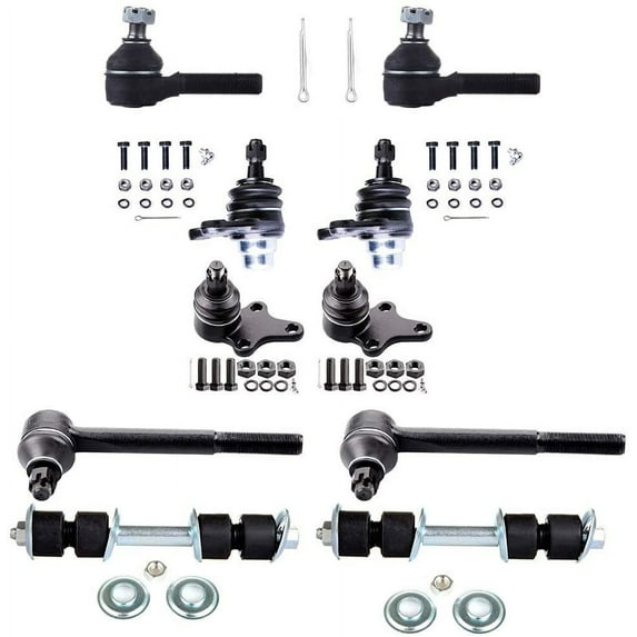 CCIYU Inner Tie Rod Ends Lower Ball Joints Outer Tie Rod Ends Front Sway Bar End Links Upper Ball Joints Compatible fit for 1989-1995 for Toyota Pickup 10pcs Suspension Kit