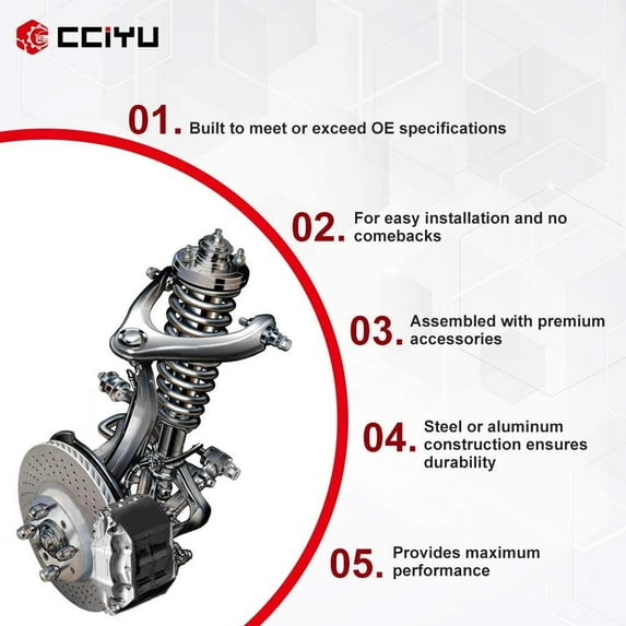 CCIYU Inner Tie Rod Ends Lower Ball Joints Outer Tie Rod Ends Compatible fit for 1995-1998 200SX 1995-1999 Sentra 6pcs Suspension Kit