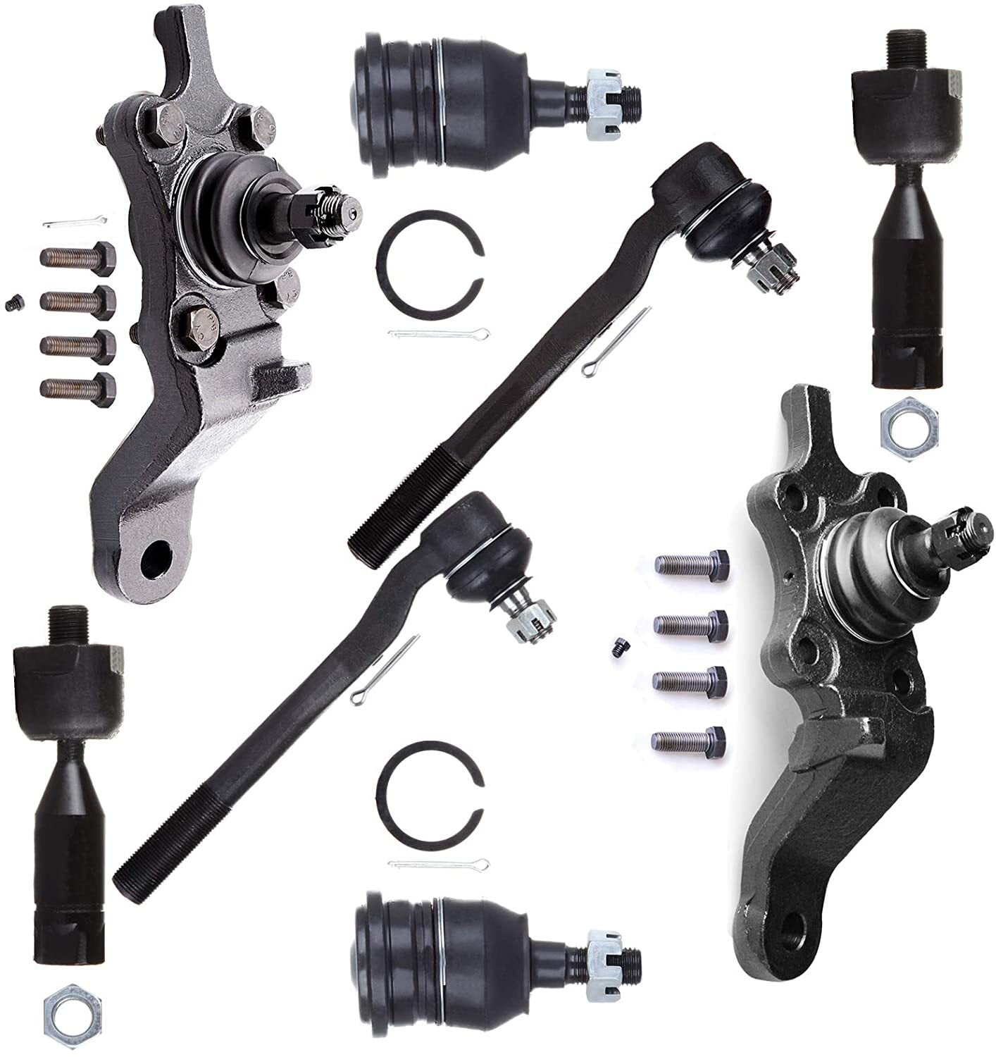 CCIYU Inner Tie Rod Ends Lower Ball Joints Outer Tie Rod Ends