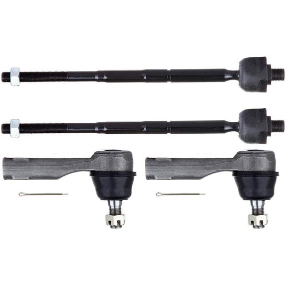 CCIYU Inner Tie Rod Ends Outer Tie Rod Ends Compatible fit for 1995-1998 200SX 1995-2006 Sentra 4pcs Suspension Kit