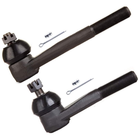 CCIYU Inner Tie Rod Ends At Pitman Arm (Front) Outer Tie Rod Ends At Steering Arm (Rear) Compatible fit for 87-90 for Chevy Blazer 75-86 for Chevy K10 75-86 for Chevy K10 Suburban 2pcs Suspension Kit