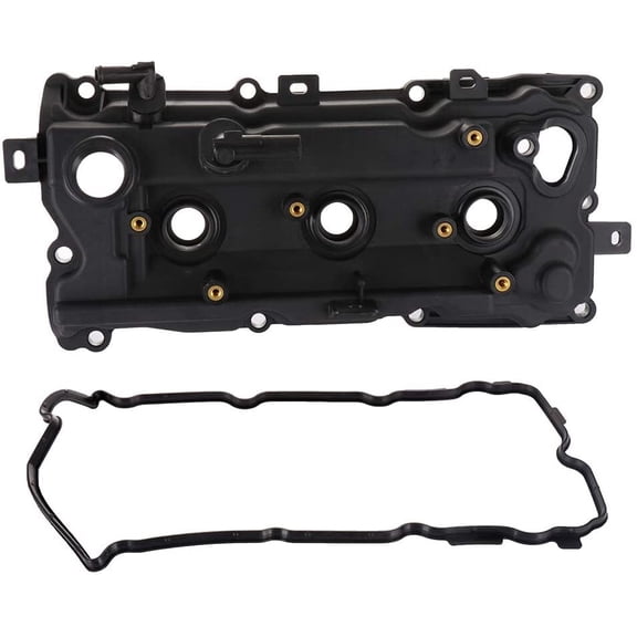 CCIYU Left Engine Valve Cover and Gasket Compatible with for Nissan Altima Pathfinder for Infiniti JX35 QX602007-2014 Camshaft Cover
