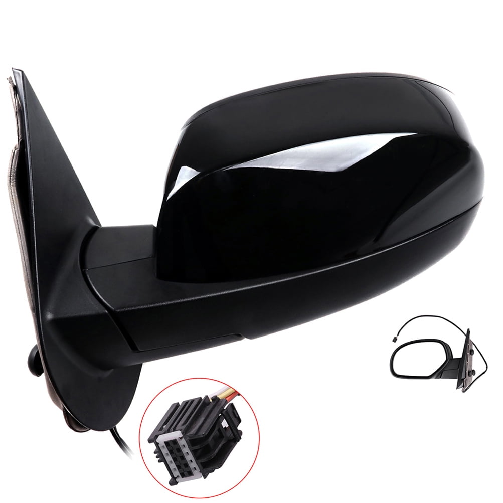 Passenger Mirror Tow Mirrors For 07-13 Chevy Silverado 1500 2500 3500, Tow Mirrors Power Heated LED Signal Side Mirror
